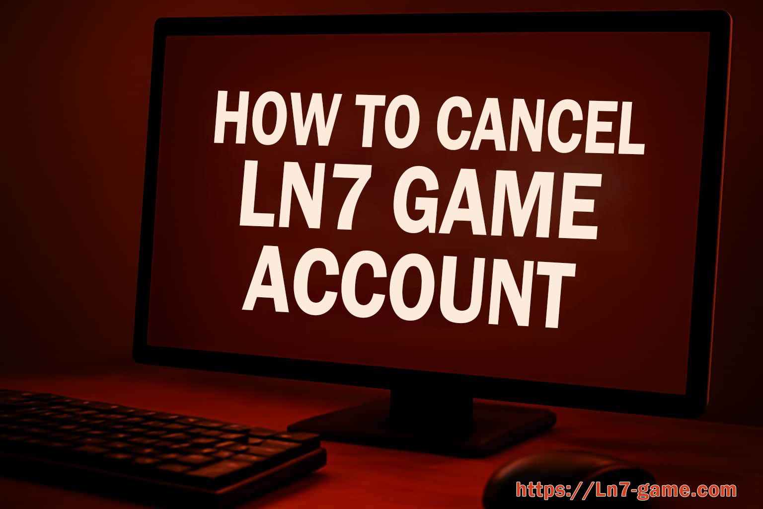 LN7 account closure guide on mobile