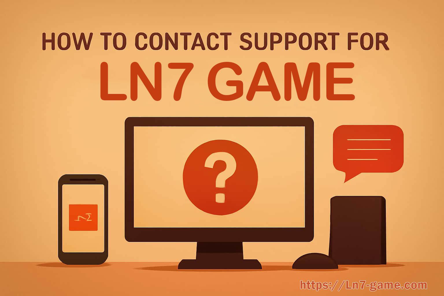 LN7 support requests guide on mobile